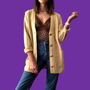 ‼️❗️SOLD❗️‼️90’s Rodier oversized cardigan